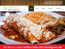 Tablet Screenshot of mexicorestaurant.net